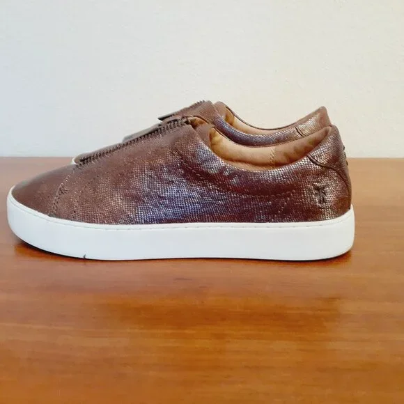 Frye Lena Low Zip Sneakers - Picture 5 of 10